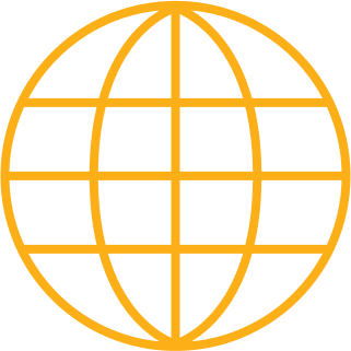 Globe icon, representing geospatial data and global coverage.